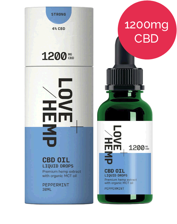 Love Hemp 1200mg CBD oil – 3 flavours