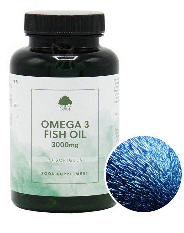 Omega 3 fish oil 3000mg softgels | for the Ageless